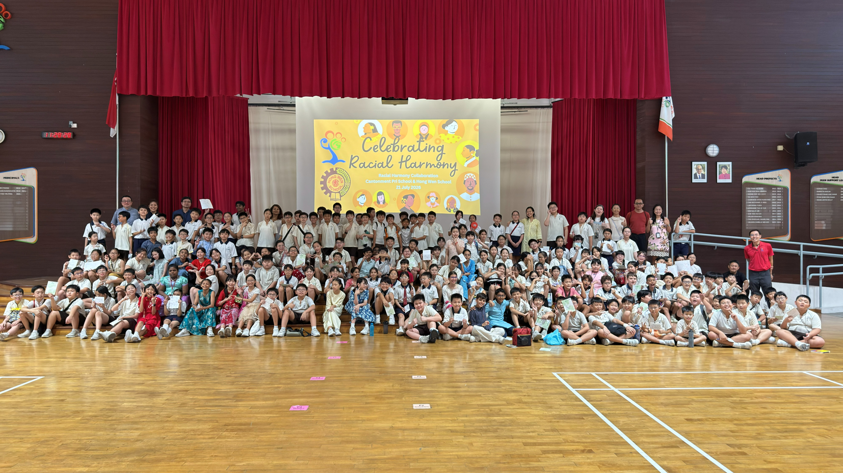 Post Camp Exchange 2: Students celebrating Racial Harmony Day